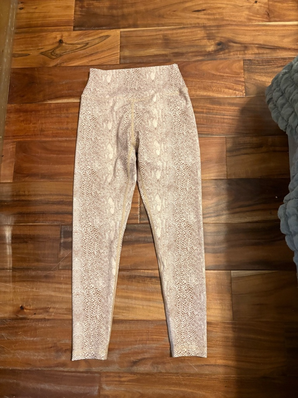 Snake Print Leggings Neutral Tan Brown Buttery Soft Yoga Gym kavala‎ xs (0713)